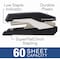 Swingline Omnipress SO60 Heavy-Duty Full Strip Stapler, 60-Sheet Capacity, Black/Gray 5000590 - alternate 5